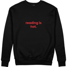 The Lucid Lab Reading Is Hot Sweatshirt - Siyah