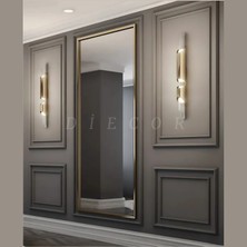 Diecor Dekoratif Boyanabilir Montaja Hazır 2.5 cm Şahane Duvar Çıtası Tasarımı