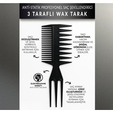 Tata Craft Saç Şekillendirici Wax Tarak Üçyönlü Kadın ve Erkek Kullanımına Uygun Tüm Saç Tipleri