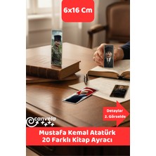 İstisna 20 Farklı Model Kitap Ayracı Mustafa Kemal Atatürk Kitap Ayraçları