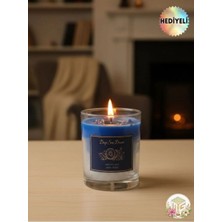 Deep Sea Dream Mum Dekoratif (Soya Wax, Jel Mum) Okyanus Kokulu