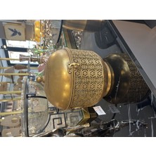 Antik Gold Kapaklı Metal Kutu