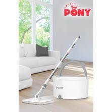 PONY Temiz & Kirli Suyu Ayırma Özelliği Otomatik Temizlik Seti Mop Paspas