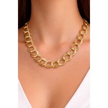 14K Gold Renk Kaplama Xuping Zincir Kolye
