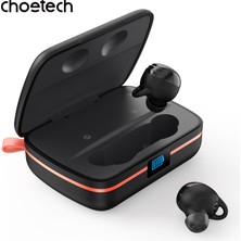 Choetech Kablosuz Tws Su Geçirmez Kulaklık, Güneş Paneli ve Dahili 2500MAH Powerbank (BH-T05)