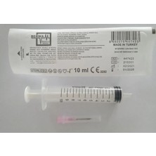 Allians 10 Adet 10CC Pembe Kısa Uç Enjektör Seti, Hijyenik ve Kullanışlı Ürün