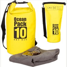 Skatinger Lethe Boards Suda Batmayan 10 L Sarı Su Geçirmez Sup Paddle Board Çanta