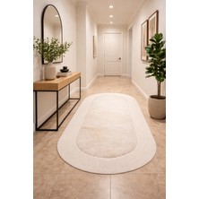 Yünteks Rabbit Soft Hasır Dekoratif Halı / Oval / Modern / Şık /lüx /dekoratif