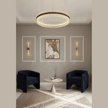 Diecor Dekoratif Boyanabilir Hazır Kesimli 2.5 cm Şık ve Estetik Duvar Çıtası Oturma Odası Tasarımı