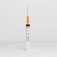 Allians 2cc Turuncu Uç Aşı Enjektörü 1050 Adet, 0,50X25 Mm, Güvenli ve Hassas Kullanım