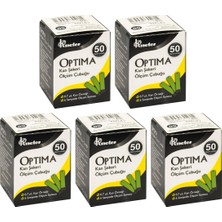 Allians Şeker Ölçüm Çubukları, 50'li Paket, Toplam 250 Adet, Hassas ve Güvenilir