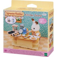Epoch Sylvanian Families Ada Mutfak 5442 Evcilik Oyuncağı 15 Parça Eğlenceli Set