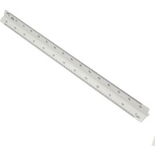 Hatas 30 cm No:1 Cetvel 0270 1 Adet Şeffaf Renkli Ölçü Aracı ile Hassas Ölçüm
