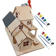 Akıllı Ev Deney Seti Güneş Rüzgar Enerjisinden Elektrik Elde Etme Boya Seti Ile Demonte