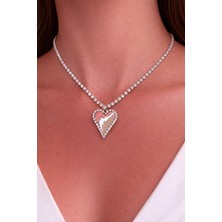 Melisa Takı & Aksesuar Su Yolu Kalp Kolye