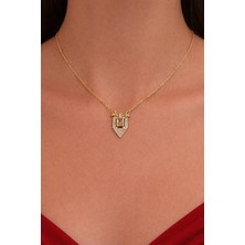 Minimal Zirkon Taşlı Kolye