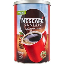 Nescafe Classic 1 kg Kafeinli Öğütülmüş Kahve Zengin Aroma ile Güne Başlamak İçin