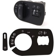 Audi A3 8p Uyumlu Far Açma Düğme Kontrol Sticker Etiketi