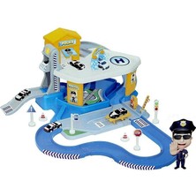 Dede Oyuncak DEDE  03348 2 KATLI POLİS GARAJ SETİ