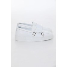 Faruk Balkanas Vayne Model Çift Toka Detaylı Hakiki Deri Eva Taban Casual Ayakkabı