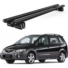 Today Auto Pençe Mazda Premacy (1999-2005) Uyumlu Siyah Ara Atkı Port Bagaj Tavan Barı
