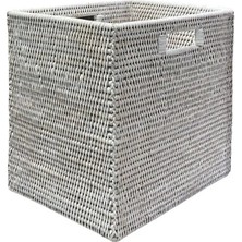 Baolgi Büyük Saklama Sepeti Beyaz 34x26x32 cm