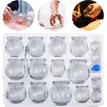 Allians Cam Masaj Kupa Seti 16 Adet, Sağlıklı ve Şık Masaj Aletleri