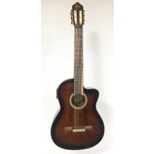 Valencia VC564CEBSB Elektro Klasik Gitar Cutaway 4/4 Kahve Sunburst