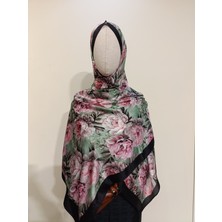 Esima Butik Çiçek Desenli  Soft Şal