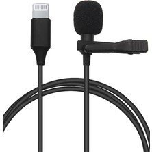 Selfbuysell Lightning 2 Metre Double Mikrofon - Siyah