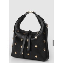 Mercan Bags Kadın Zımba Detaylı El ve Kol Çantası