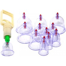 Allians 24 Lü Hacamat Kupa Seti, Çekme Aleti ile Sağlıklı ve Doğal Bakım