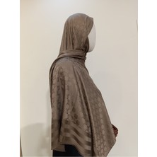 Esima Butik Kare Desen Özel Seri Ipeksi Dokulu Jakar Şal