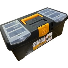 Veka Super-Bag 16” (41 Cm) Classic Series Takım Çantası – Organizer Bölmeli Dayanıklı Plastik Alet Kutusu