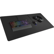 Xrades 120X60 cm Siyah Xxl Gamings Oyuncu Mousepad Yıkanabilir Kumaş ve Kaydırmaz Taban Özelliği