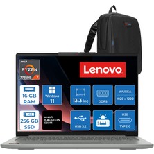 Lenovo Ideapad Slim 5 13ARP10 Amd Ryzen™ 7 7735HS 16GB Ddr5 256GB SSD Amd Radeon™ 680M 13.3" Wuxga (1920X1200) IPS 400NITS 100% Srgb WIN11PRO Taşınabilir BILGISAYAR83J2004STRP11+ZETTAÇANTA