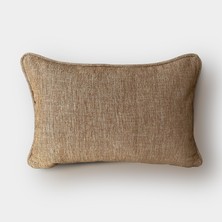 Lidoma Home "solid" Keten Dokulu Kırlent Kılıfı - 30X50 - Kiremit