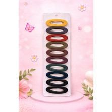 Hobi Kafe 10 Adet Renkli  Oval Çıt Çıt Toka