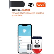 Koresan KN801 Tuya Wifi Dış Mekan Alarm Sireni – Güneş Enerjili + Type C