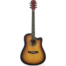 Zoppran ACZP100SB Sunburst Akustik Gitar