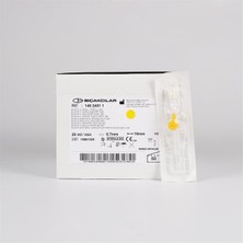 Allians 24G Sarı Branül Bıçakçılar 25 Adet Paket, Dayanıklı ve Şık Ürün