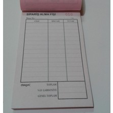 Özkan Adisyon Fişi 3 Nüsha 10'lu Pk Sürekli Formlar 14.2 cm x 9 cm Beyaz Renk