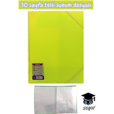 Seyfi Kırtasiye A4 Ebat Spiralli Sunum Dosyası 30 Yaprak Plastik Kapak