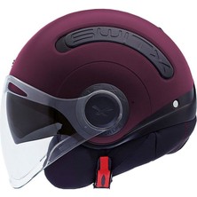 Nexx Sx.10 Güneş Vizörlü Açık Kask (Mat Mor)