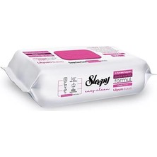 Şeylişeyler - Sleepy Easy Clean Lilyum Buketi Yüzey Temizlik Havlusu 100 Yaprak 5 Paket