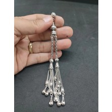 İskeçe Tesbih 475 Ayar Gümüş Tesbih Püskülü