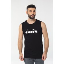 Diadora Siyah Therm Ter Atleti Erkek Nefes Alabilir Kumaş ile Rahat Spor ve Günlük Kullanım