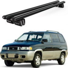 Today Auto Pençe Mazda Mpv (1997-2006) Uyumlu Siyah Ara Atkı Port Bagaj Tavan Barı