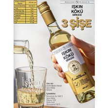 3 Şişe Giritli Metin Efendi Işkın Işgın Kökü Sirkesi 3 x 500 ml Polifenol ve Antioksidan Desteği