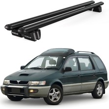 Today Auto Pençe Mitsubishi Chariot (1997-2003) Uyumlu Siyah Ara Atkı Port Bagaj Tavan Barı